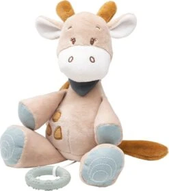 NATTOU Plüschtier Spielende Giraffe Luna LA 28 Cm