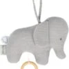 Nattou Spieluhr Strick - Laufender Elefant, Grau -Nattou 15946146 01
