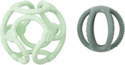 Nattou Set Bälle Minzgrün + Grasgrün 4 Nattou Set Bälle Minzgrün + Grasgrün – Bild 2