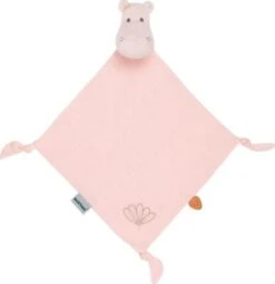 Nattou SUSIE & BONNIE Windeln Kuscheltuch Susie Nilpferd Blassrosa