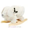 Schaukeltier Charlie Der Hund Vanille - Nattou -Nattou 388108 nattou jouet a bascule charlie le chien vanille