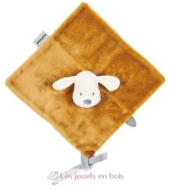 Kuscheltuch Charlie Der Hund Karamell - Nattou