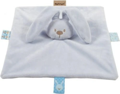 NATTOU Spielzeughaustier Lapidou Hellblau 26cmx26cm