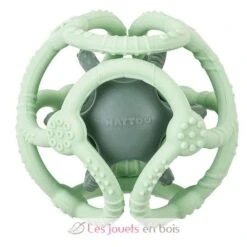 Set Mit 2 Silikonkugeln Grüne Minze - Nattou