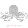 Krake Grau-weiß - Nattou 2 Krake Grau-weiß - Nattou -Nattou 879705 nattou octopus poulpe gris doudou