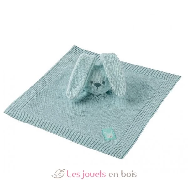 Lapidou Kuscheltuch Stricken Minze - Nattou 3 Lapidou Kuscheltuch Stricken Minze - Nattou