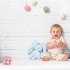 NATTOU Biss Silikonball 2in1 Ohne BPA 10 Cm Rosa -Nattou d142f443a785d9b510243cda39ba0477