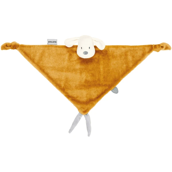 Nattou Charlie Maxi-Kuscheltuch Flanell Karamell 3 Nattou Charlie Maxi-Kuscheltuch Flanell Karamell