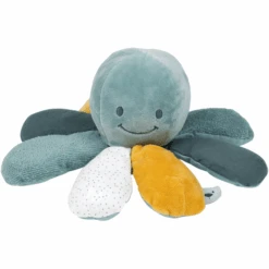 Nattou Lapidou Krake Aktivitätsspielzeug Hellgrün