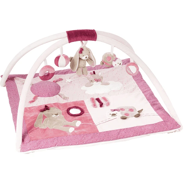 Nattou Nina, Jade & Lili - Krabbeldecke Mit Bogen 3 Nattou Nina, Jade & Lili - Krabbeldecke Mit Bogen