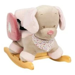 Nattou 8 NATTOU Schaukeltier Lali Der Hund In Rosa