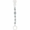Nattou Schnullerkette Grau-weiss -Nattou nattou schnullerkette grau weiss a296399