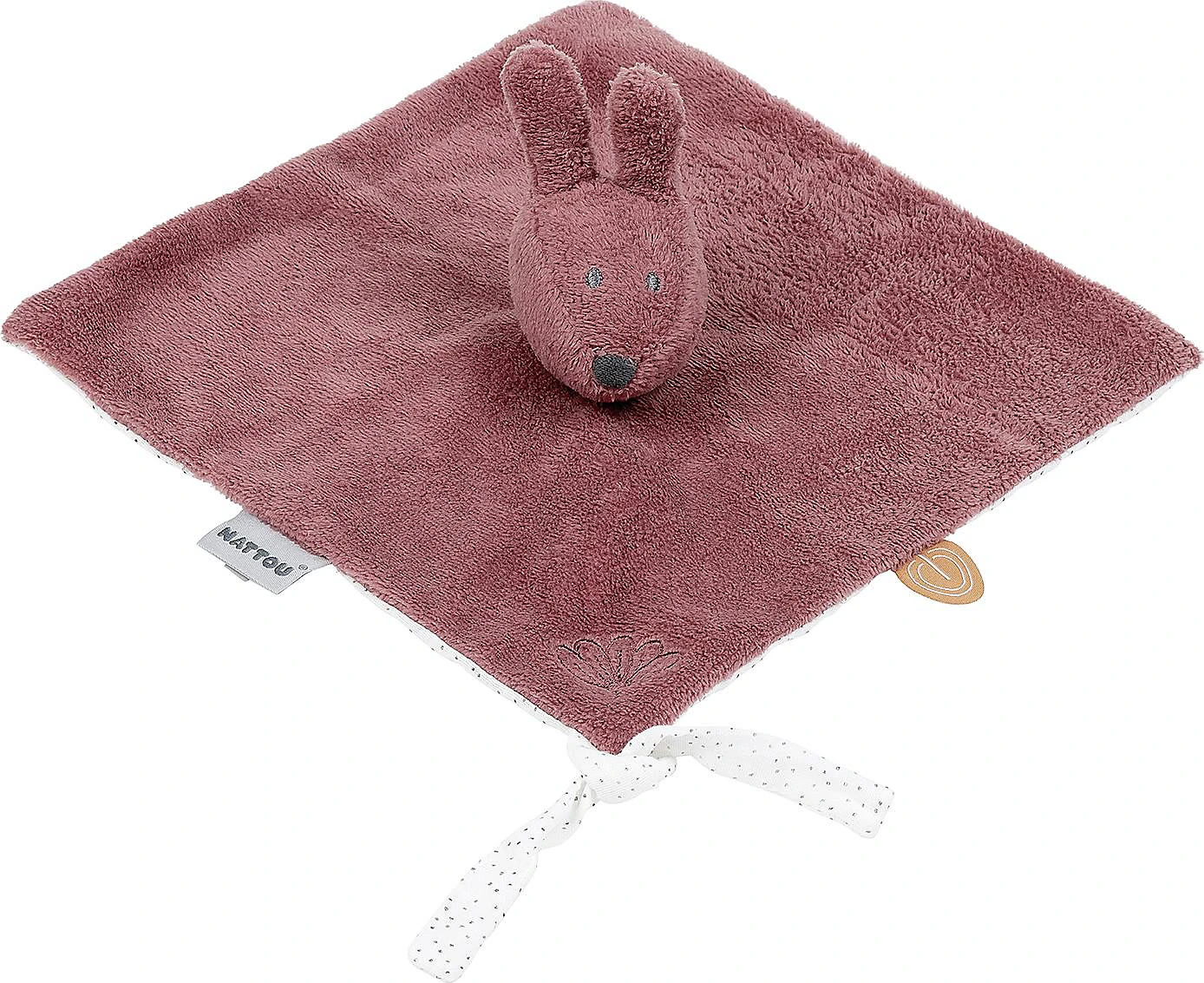 NATTOU SUSIE & BONNIE Kuscheltuch Bonnie Altes Rosa 3 NATTOU SUSIE & BONNIE Kuscheltuch Bonnie Altes Rosa