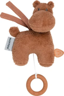 NATTOU SUSIE & BONNIE Mini-Spieluhr Susie Nilpferd Rost